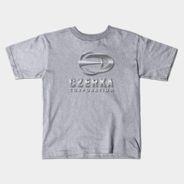 Czerka Corporation Kids T-Shirt by MindsparkCreative